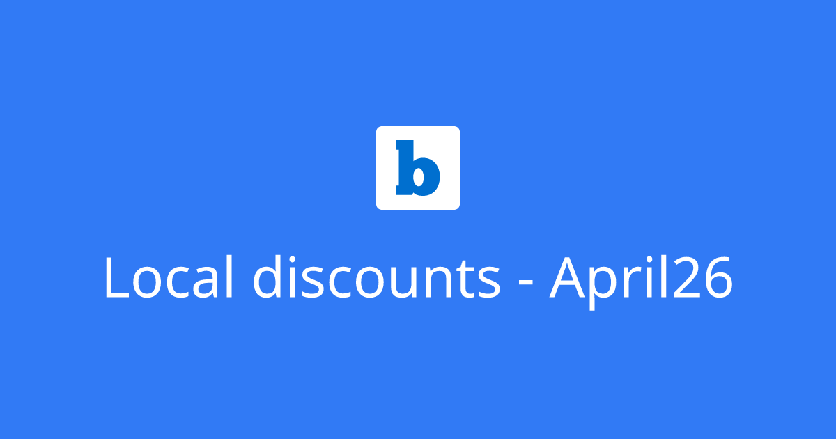 Local discounts - April26